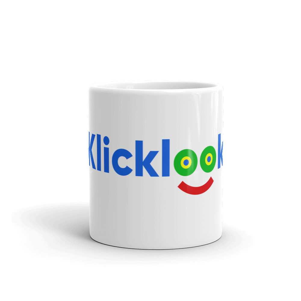 Front view of Klicklook Color Coffee Mug 11oz.