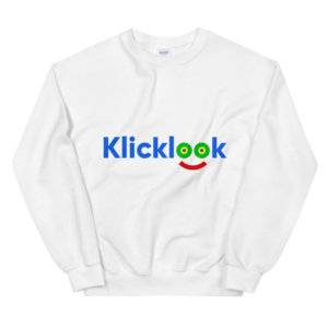 Klicklook Unisex Crew Neck Color Sweatshirt.