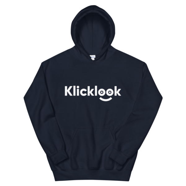 Klicklook Unisex Navy Hoodie.