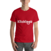 Klicklook Unisex Red T-shirt.