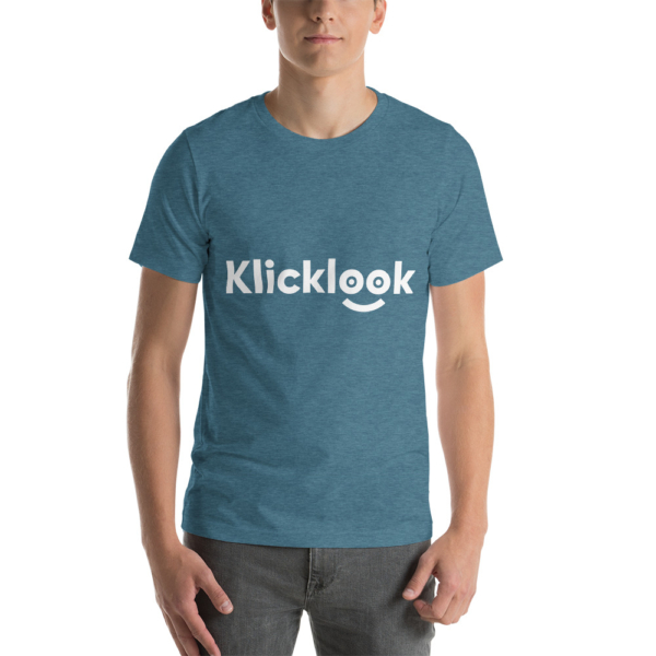 Klicklook Unisex Teal T-shirt.